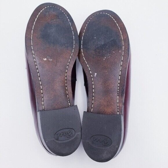 G.H. Bass Weejuns Oxblood Leather Slip On Penny Loafer Women's Size 7.5 - Picture 8 of 10